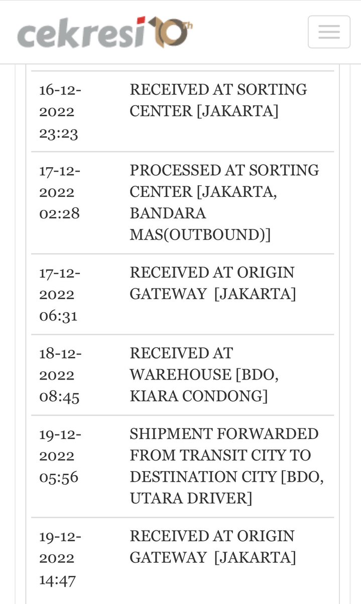 janudinreturn's tweet photo. Hallo abang abang @JNECare td siang sy telpon untuk pengambilan barang ke gudang, paket de jakarta ke bdg, sudah di telp cs tinggal nunggu konfirmasi, katanya tinggal koordinasi dgn pihak gudang, sy tunggu ga ada kabar, pas diliat knp paket saya balik lagi ke jakarta ? 😅 https://t.co/kYNriKtYkb
