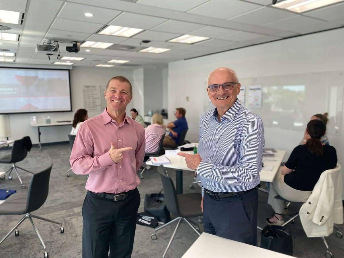 Facilitator Dr Sean Coward and Peter Berry at our final face to face Hogan Certification Workshop for 2022!

To view dates and register for a 2023 workshop, follow the links the below.

Australia: buff.ly/3YKYjcz 
New Zealand: buff.ly/3hE1h1B 

#GetCertified