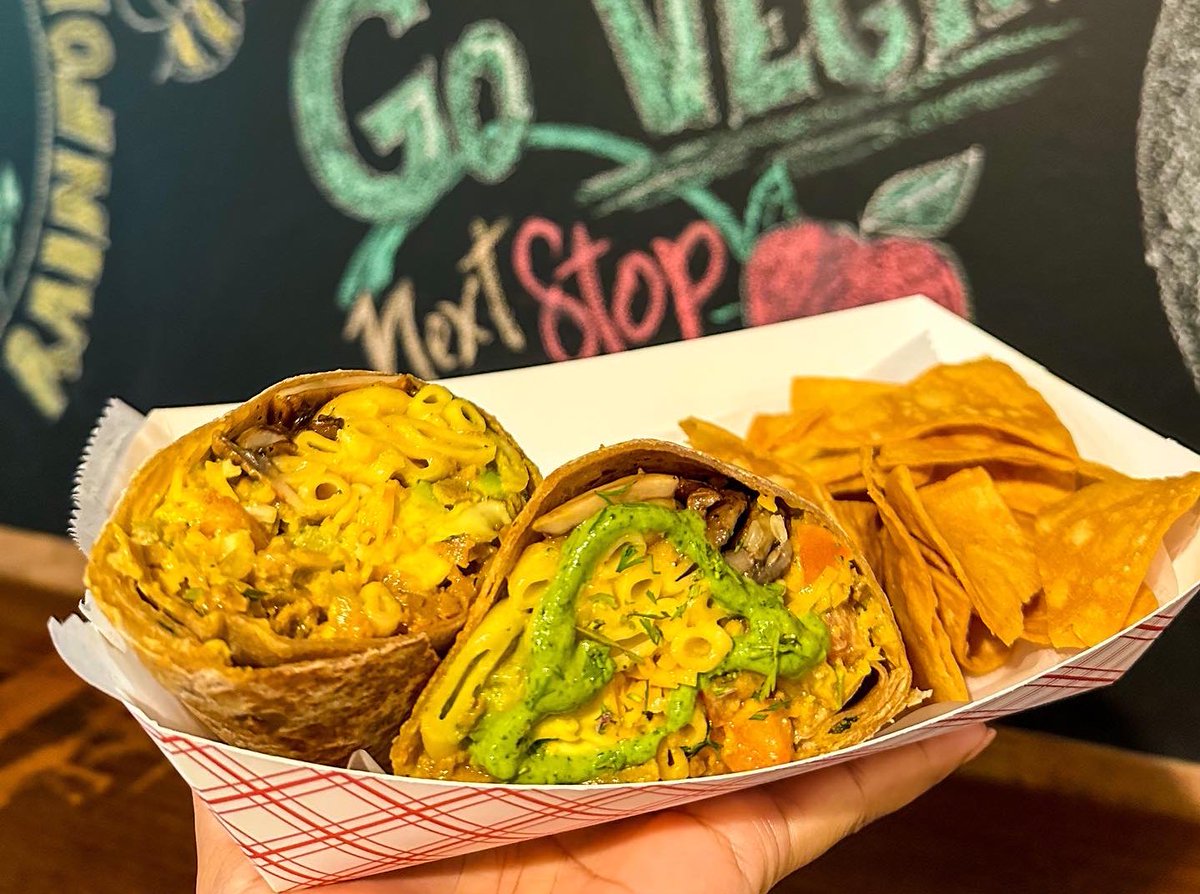 Vegan Dominican inspired Burrito, Sandwich &amp; Empanadas from Next Stop Vegan in Brooklyn  #vegan 🌱🌱🌱