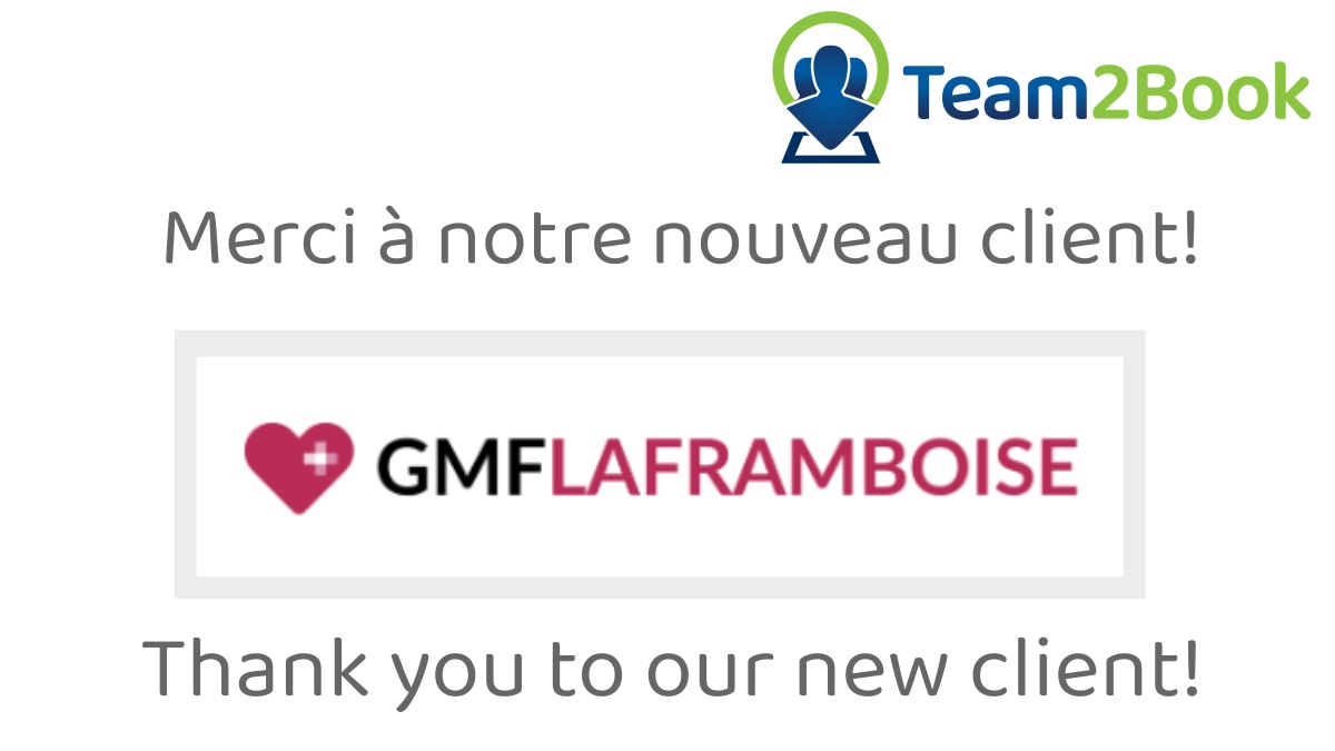 3ALogic's tweet photo. Nous sommes très fier de vous annoncer que Le GMF-U Les Eskers d'Amos utilisera Team2Book pour la gestion de ses locaux et de ses horaires. Merci!

We are very proud to announce that the GMF-U Les Eskers d'Amos will use Team2Book for the management of its premises. Thank you! https://t.co/EGeFHt9ktY