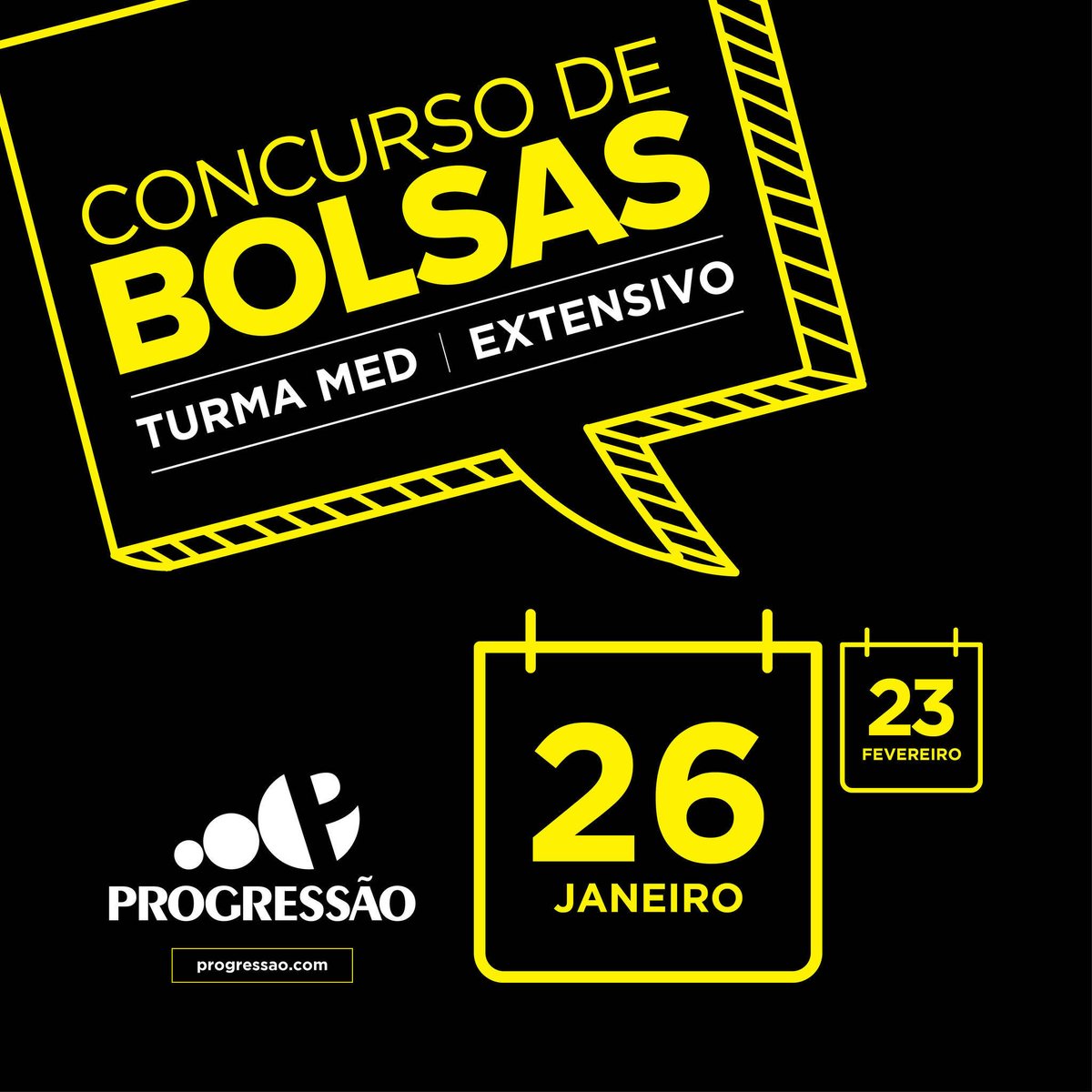 progressao's tweet photo. Ainda não fez a prova de bolsas da Turma Medicina 2023? Faça agora mesmo a sua inscrição.

Prova: 26/janeiro, às 19h30

Turma Medicina e Extensivo Noite.
Bolsas de até 100% de desconto!

#progressao #cacapava #pindamonhangaba #taubate #poliedro #vestibular https://t.co/0AkFl3Pq7N