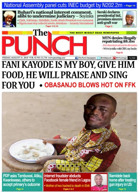 jimdave2012's tweet photo. @realFFK @officialABAT NO BE YOU AGAIN? WHO EVEN TAKES YOU SERIOUS AGAIN? FOOD IS READY POLITICAL HYPÖCRITE LIKE YOU 🤡 https://t.co/1yVDQVGQmW