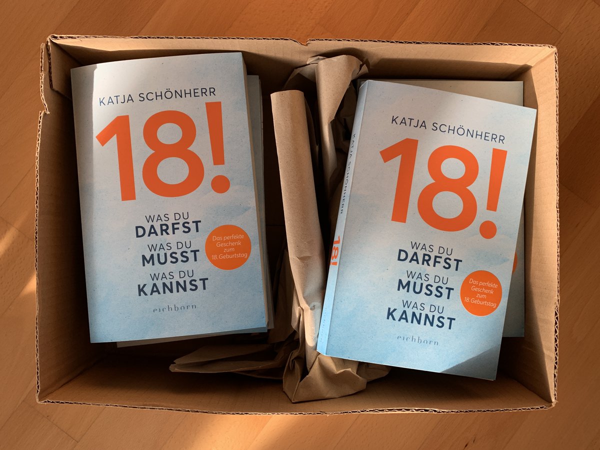 "18! Was du darfst, was du musst, was du kannst" - mein Ratgeber für junge Erwachsene ist gerade in einer komplett überarbeiteten Neuauflage erschienen.
Also ein ideales Geburtstags- oder Weihnachtsgeschenk für 18-Jährige;-)
luebbe.de/eichborn/buech…

(cc <a href="/eichbornverlag/">Eichborn Verlag</a>)