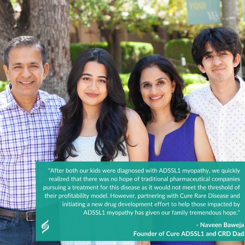 CureRareDisease's tweet photo. Cure Rare Disease’s goal is to develop life-saving, advanced modalities to treat all rare and ultra-rare diseases like ADSSL1. Learn more about our pipeline and progress. #ADSSL1 #genetherapy #raredisease