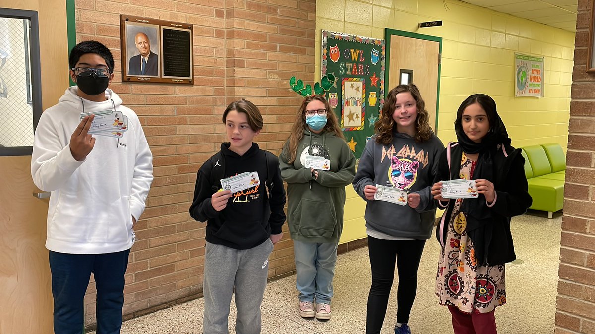 Today’s grade 6 attendance HEROs! <a href="/bellmawrschools/">Bellmawr Schools</a>