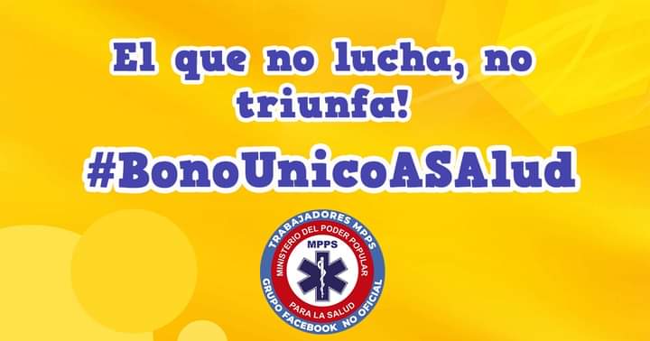 monterofreites's tweet photo. #BonoUnicoASalud 
Ya basta exigimos respeto a los trabajadores de salud https://t.co/EWmQKLlyi1