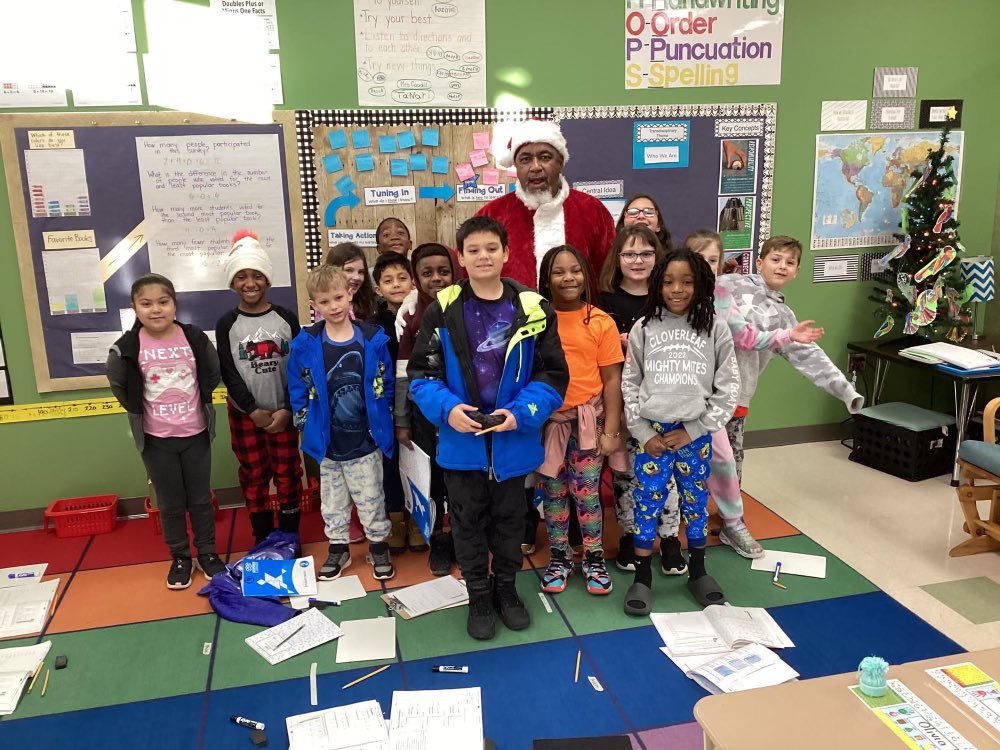 Polar Express, PJs, Santa, snowman slime, and so much more! We had a fun-filled day with more to come tomorrow!