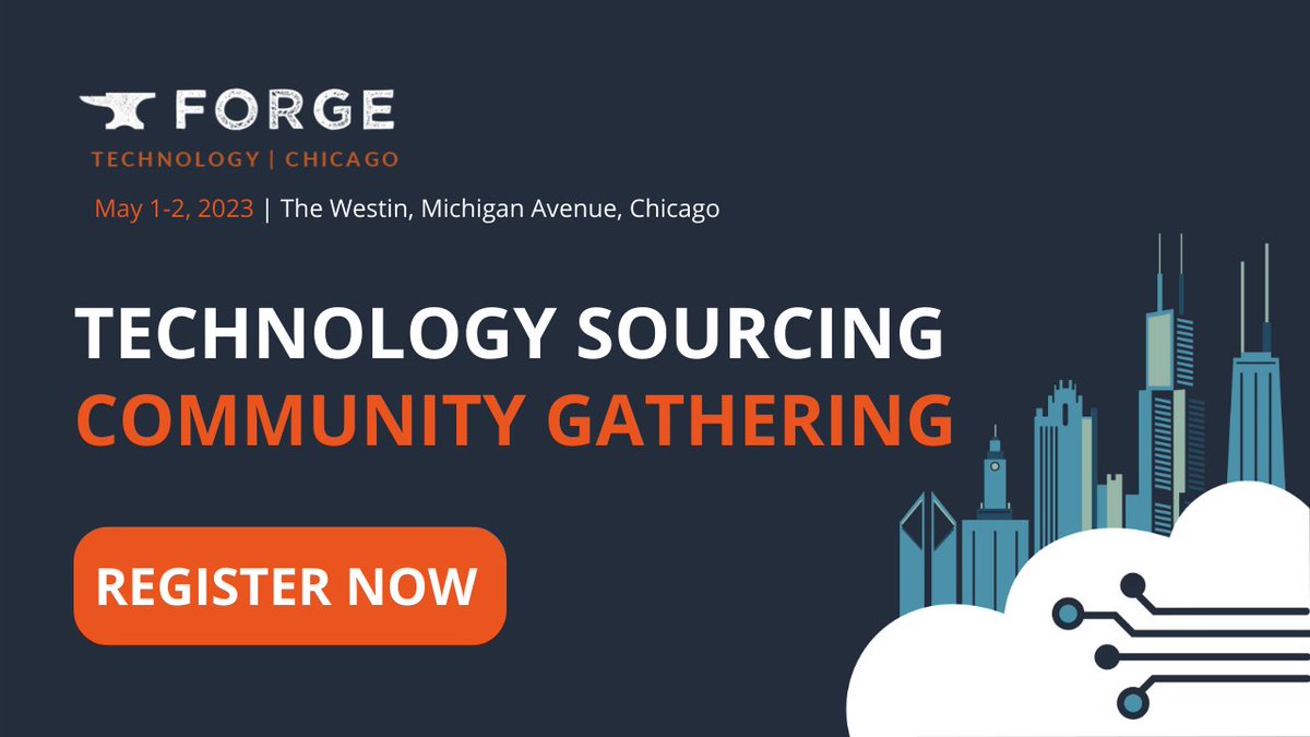 procurefoundry's tweet photo. Registrations are now open for the Procurement Foundry Technology Sourcing Community Gathering! Join us in Chicago on May 1-2, 2023.
Book your place today. https://t.co/iDxsm0Ysa0
#procurement #techsourcing #techprocurement https://t.co/sL2nAhjEj0