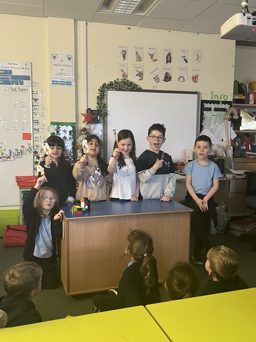 P2DSPS's tweet photo. Today we learned the story of the first Christmas in RME. We made puppets of the main characters and created some props to act out the main events in correct sequence in small groups. Some super team work 🌟@SimpsonPrimary https://t.co/LJAE3OZYhn