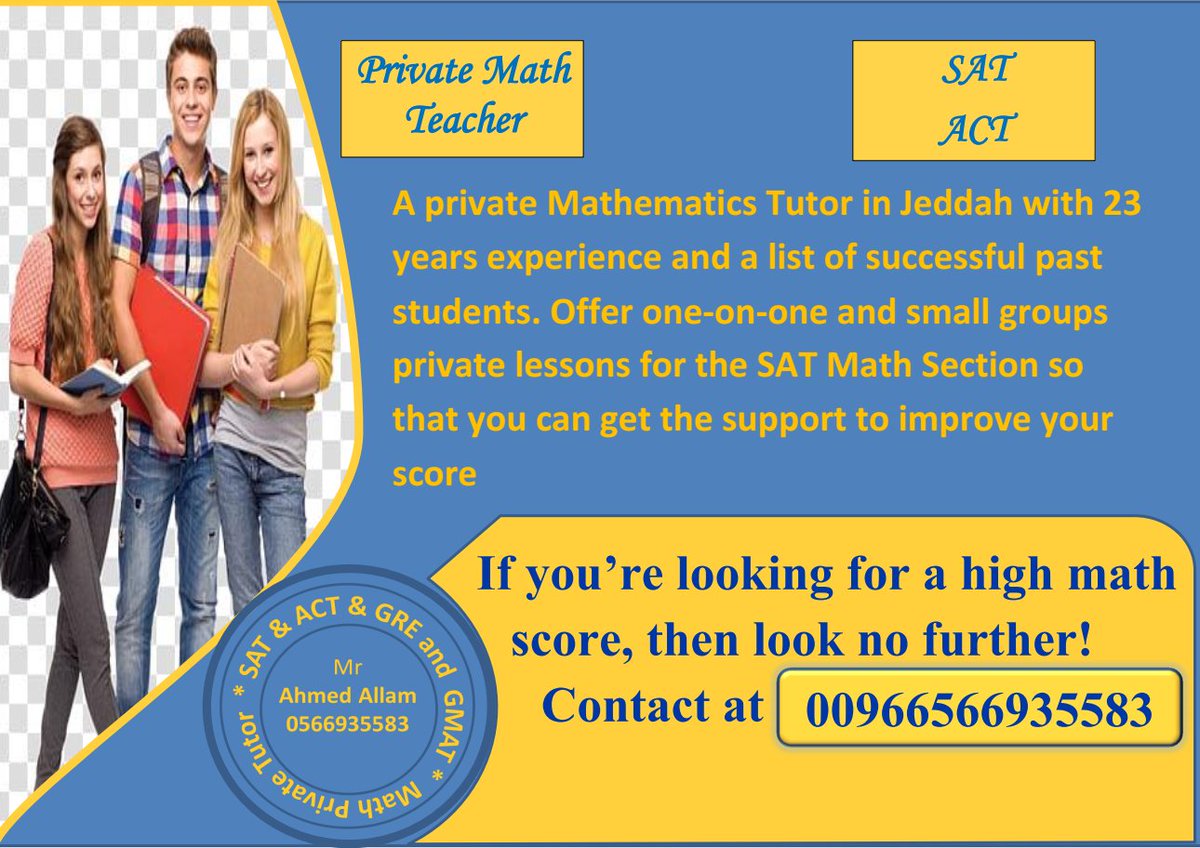 act_gre's tweet photo. SAT math teacher in Jeddah مدرس سات ماث بجدة 0566935583
#Math_teacher
#Math_Jeddah
#international_school
#American_Diploma https://t.co/MljKptkAhB