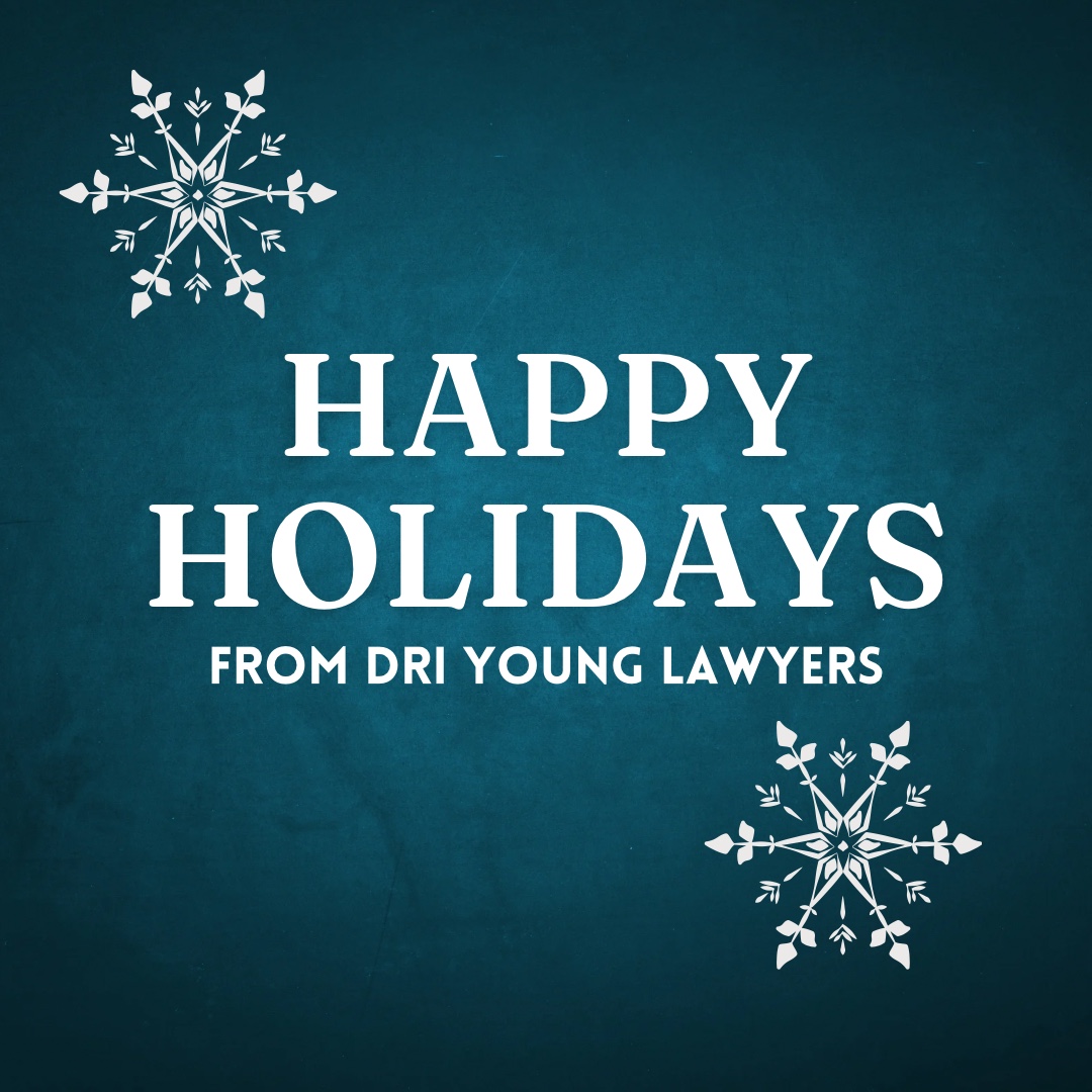 Happy Holidays from DRI Young Lawyers! With the first day of Hanukkah complete, Christmas is just around the corner! Comment below with how you manage stress and stay productive during the holiday work week.

PC: Canva 
 
#DRICommunity #DRIYoungLawyers