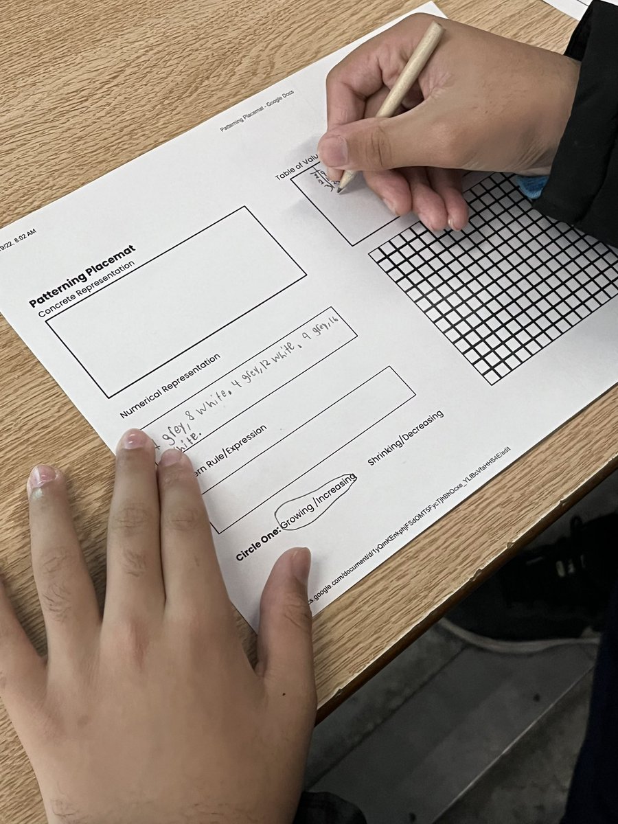 We nearly ran out of time finishing Day 11 on Patterns <a href="/tvdsbmathk8/">tvdsbmath</a>, but that’s because of the bubble gum challenge from <a href="/mrskmcleod/">K. McLeod</a>!