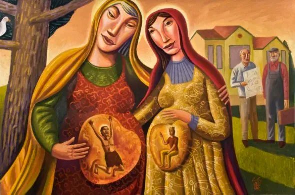 thetableindy's tweet photo. Advent 'O' Antiphon for today (to be said before and after the Magnificat at Evening Prayer):

O Root of Jesse, standing as a sign among the peoples;
before you kings will shut their mouths,
to you the nations will make their prayer:
Come and deliver us, and delay no longer. https://t.co/ABN9GEYte6