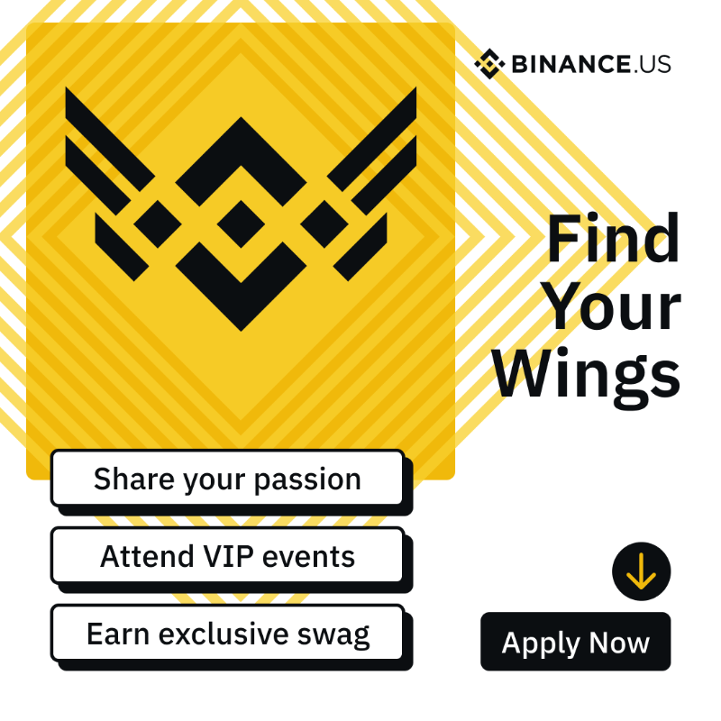 BinanceUS's tweet photo. Are you a true #crypto enthusiast looking for ways to connect with like-minded individuals? 

The @BinanceUSAngel Ambassador Program may be just what you need! 

Gain access to networking opportunities, an engaged community, and the chance to drive meaningful conversation. 👇