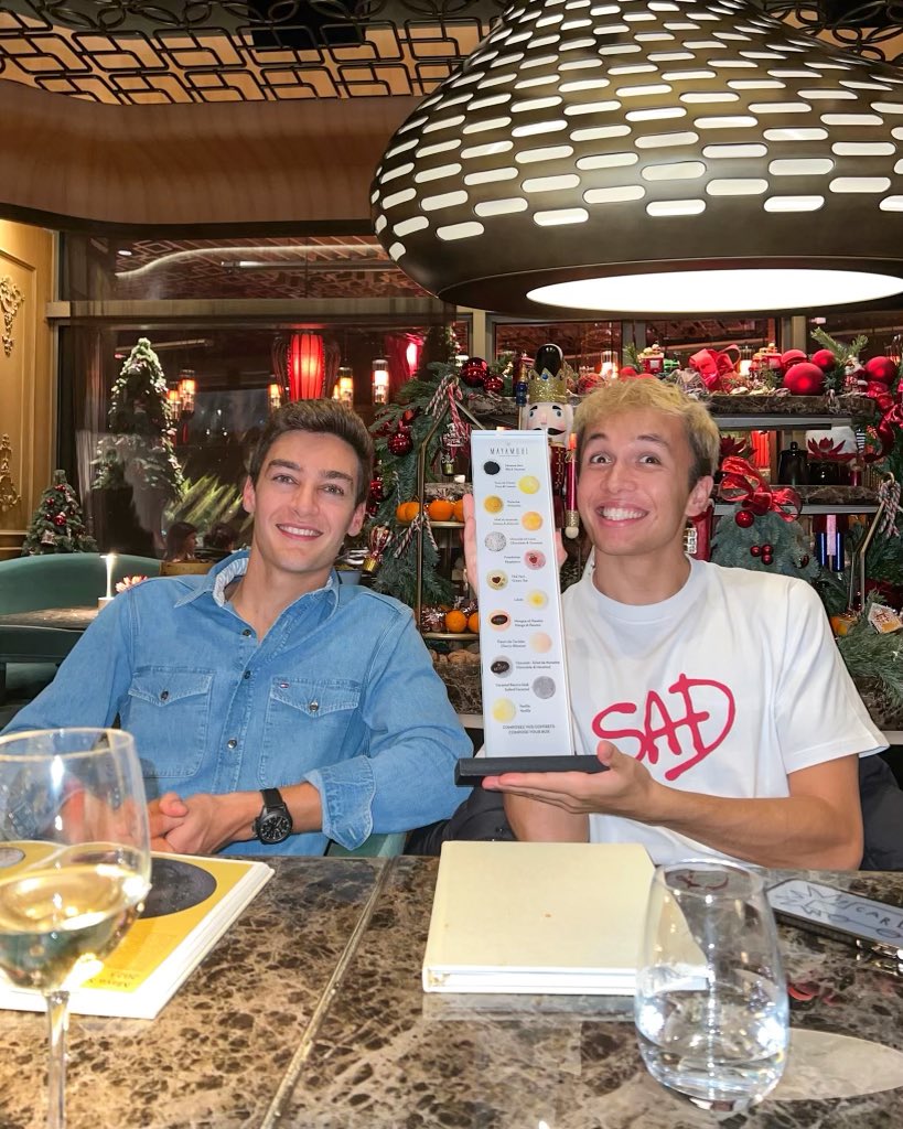 George Russell tweet media