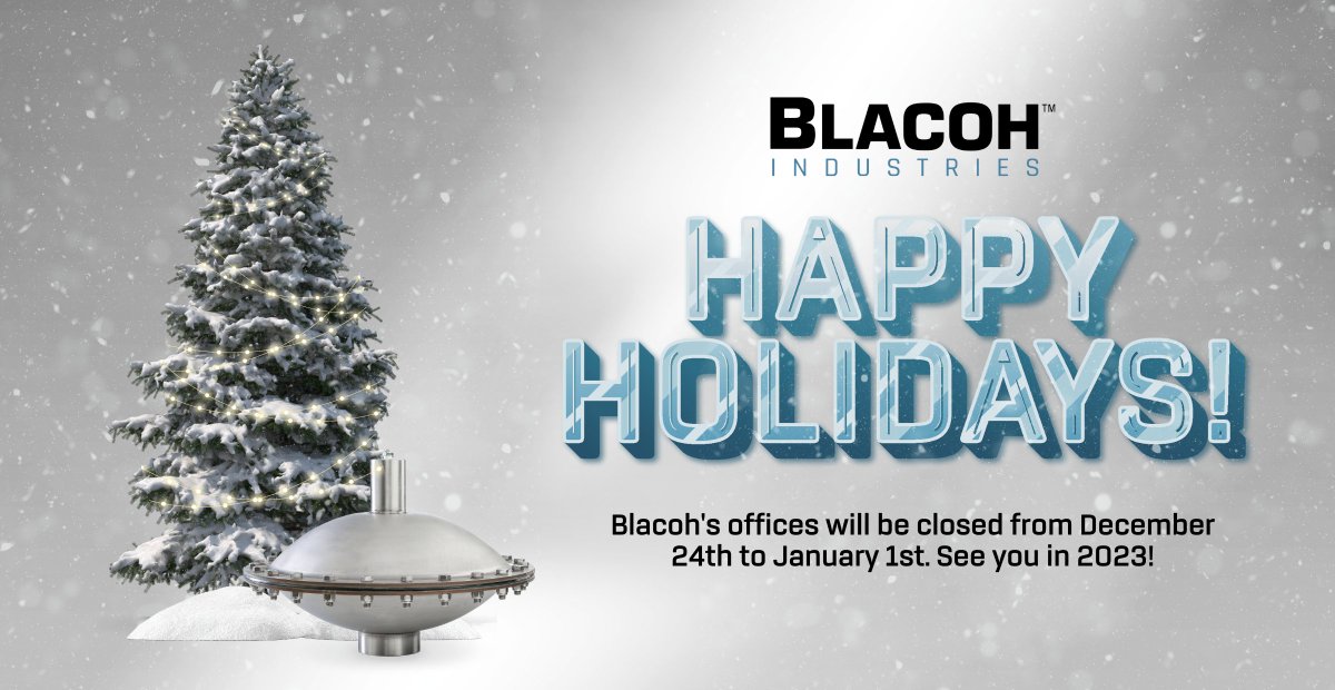 blacoh's tweet photo. The holidays are upon us, and we wanted to remind you that Blacoh's offices will be closed for the holiday season from December 24th to January 1st. If you need assistance before we close, reach out to Sales@Blacoh.com! https://t.co/16wAS3nKs5