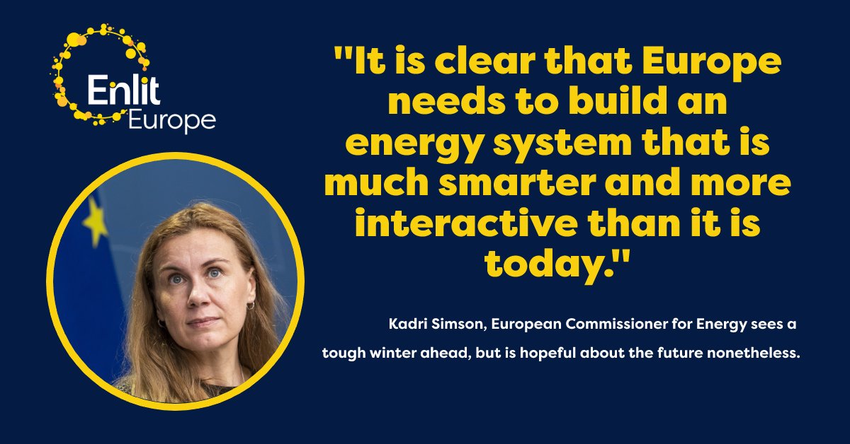 Enlit_Europe's tweet photo. .@KadriSimson believes Europe can cut Russian gas, boost renewables &amp; still deliver a ‘just transition’ amid economic crisis and war. It won’t be easy though... https://t.co/23DmIMWl2V

This article was first published in The Guide 2022-2023, our exclusive, annual print magazine. https://t.co/M7GHJftAql