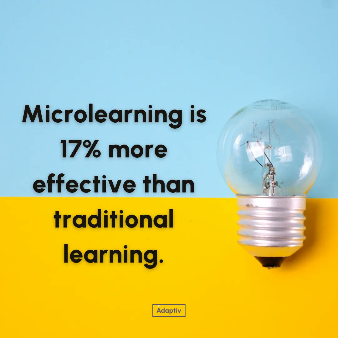 Lifelong learning is essential for professionals who want to stay competitive and relevant. Don't let your skills fall behind – start upskilling today on Adaptiv! 👇
adaptiv.me #NeverStopLearning #Microlearning #BeingAdaptiv