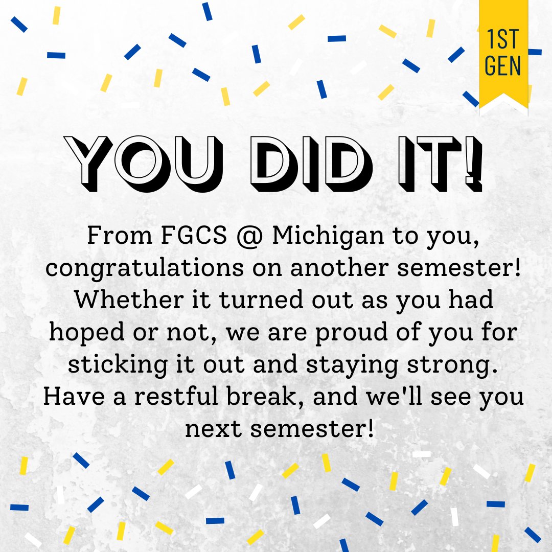 UMfirstgen tweet media