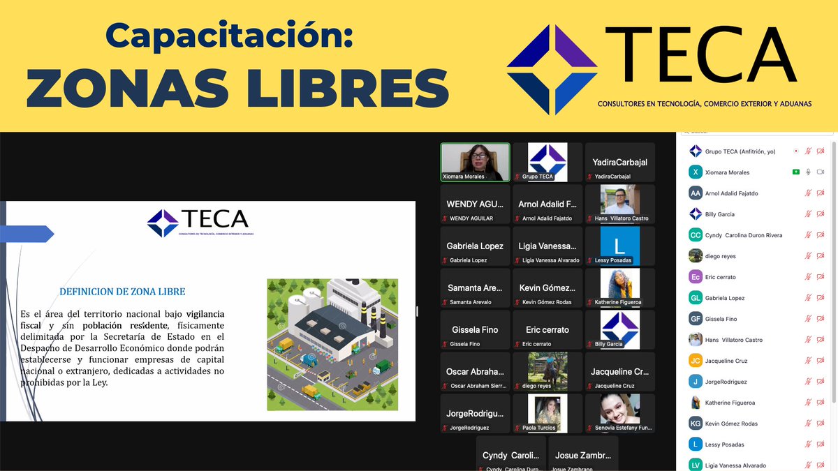 teca_grupo's tweet photo. Gracias por acompañarnos y participar de la capacitación de ZONAS LIBRES, el próximo año se vienen más capacitaciones, estar pendientes.
#Capacitaciones #ZonasLibres #Aduanas #ComercioExterior #GrupoTeca #TECA https://t.co/hOAC5lQzE0