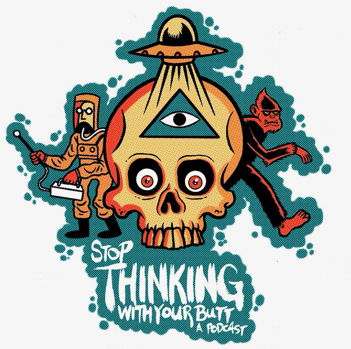 StopThinkingWYB's tweet photo. Come join Combat Vet Nerd Chris and always curious wife Katie talk about #mysteries, #conspiracies, and #paranormal with a funny side of banter to keep the crazy away! So, put your +1 Tin Foil Hat on and prepare to stop thinking with your butt! https://t.co/MafltHokE4 https://t.co/SJILFIhGB0