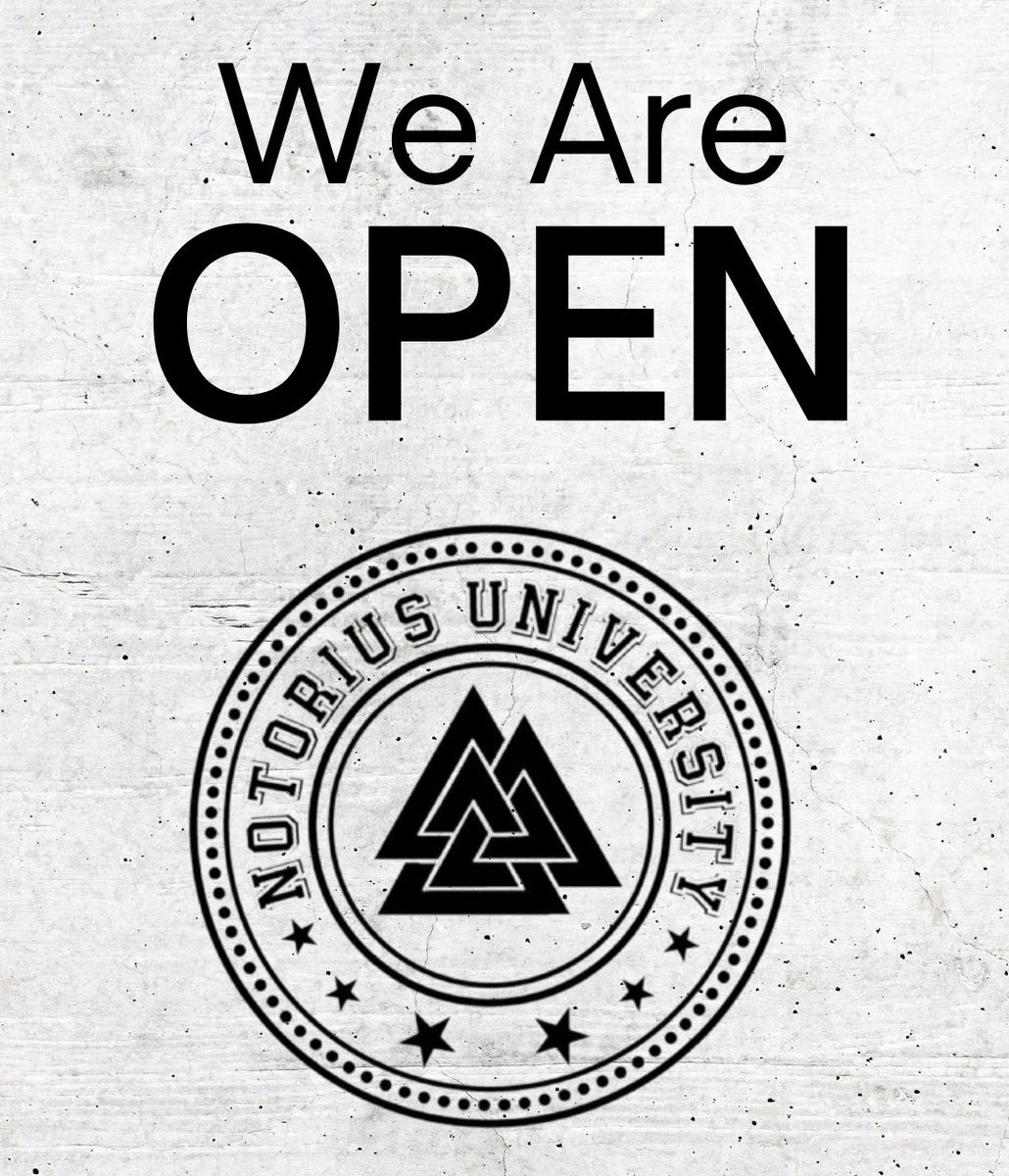 Yes! We are open💯Ce este nou? 
O serie de FREE Trainings 

Antreprenoriat, Social Media, Crypto Investing, Marketing, De-Fi, Swing Trading in Crypto, Reglementări în crypto, Vânzari etc.

Începe cu începutul: FREE training în antreprenoriat👇

notoriusuniversity.ro/training-busin…