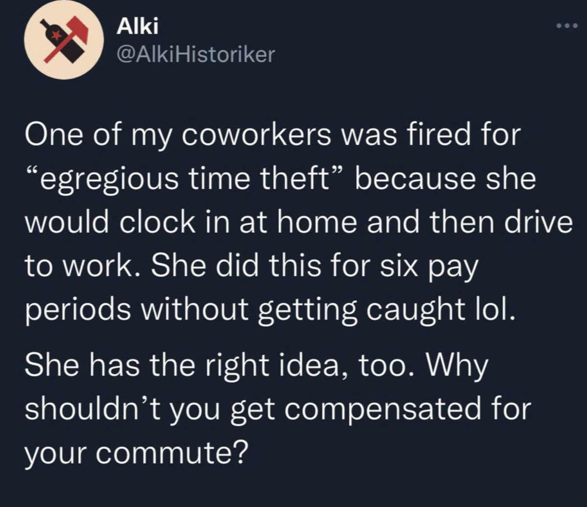 mcsquared34's tweet photo. The commute is not free time https://t.co/uZ3rRQRKSA