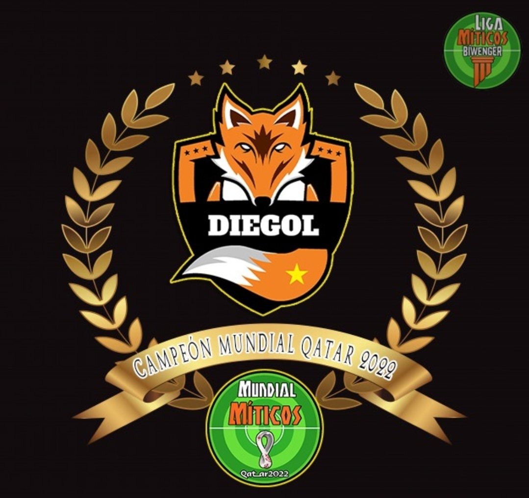 📰 Diegol no dió tregua y ganó con claridad el Mundial de Míticos 2022.
La regularidad en todas las Jornadas fue la clave de su éxito.
🎊🎉¡Enhorabuena por el título crack!