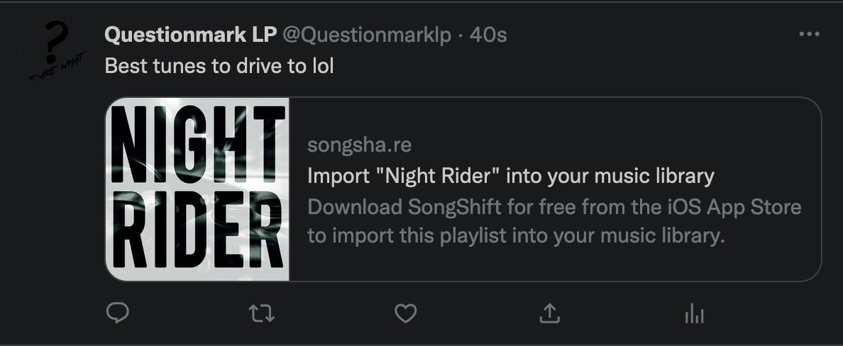 Questionmark LP tweet media