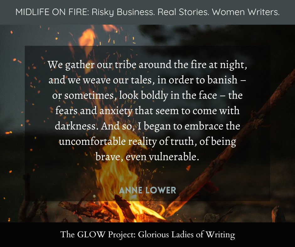 cklovewrites's tweet photo. Midlife on Fire Writer Feature:
Anne Lower shares with us the scariest time in her life and how she chooses to "live with joy" every moment. We are very glad to have her essay in the book.
#MIDLIFEMONDAYS #MIDLIFEONFIRE #WOMENWRITERS #theglowproject #writerswords https://t.co/ORJQB5RPRe