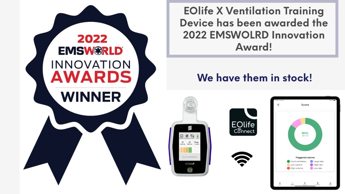 EOlife X Ventilation Training Device has won the 2022 EMS World Innovation Award. Available at STAT Emergency Medical Supplies.
statmedicalsupplies.ca/shop-the-stat-…