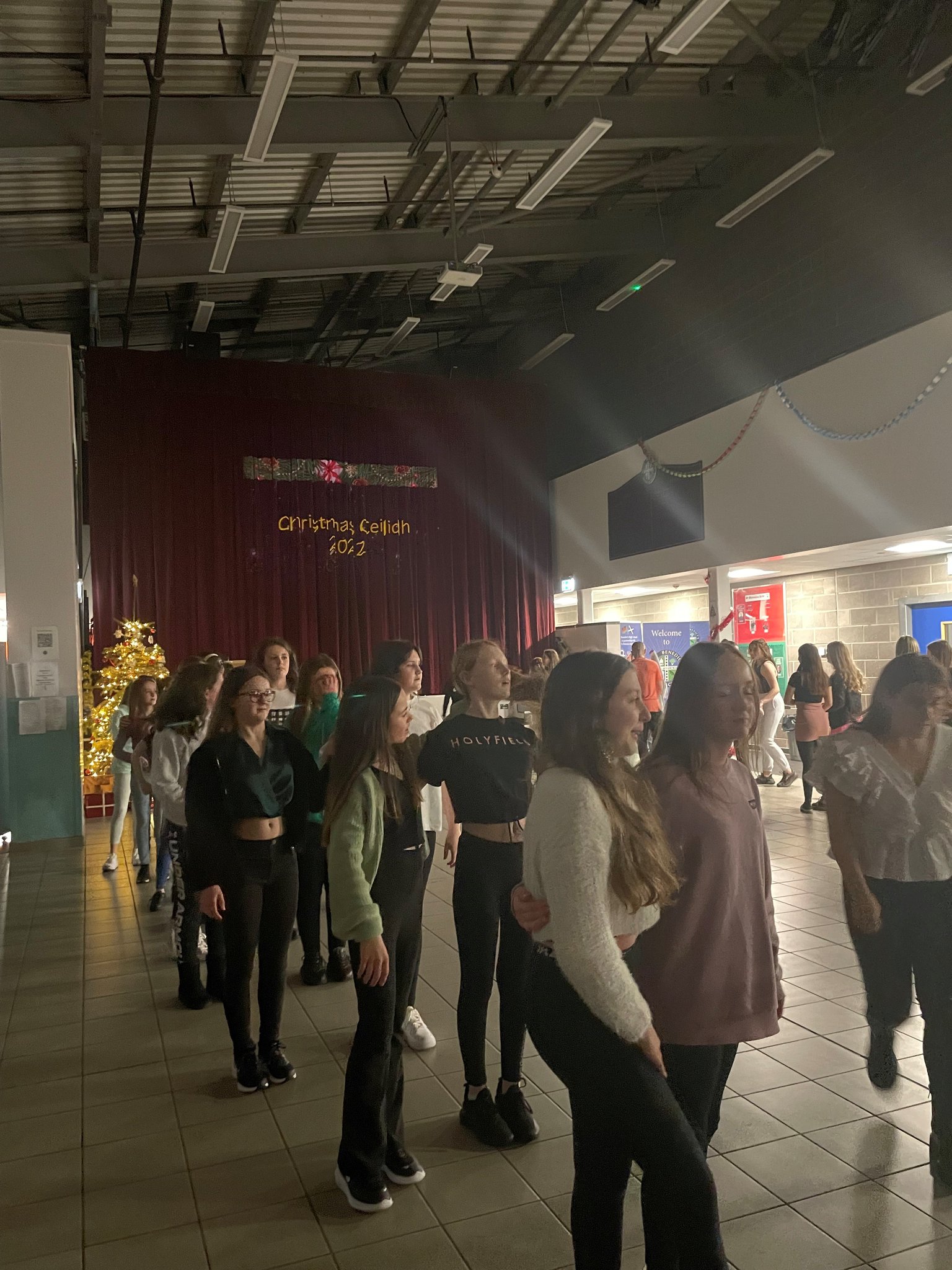 St Benedict's High School on Twitter "Pupils having fun at our Junior Ceilidh dance !!! https