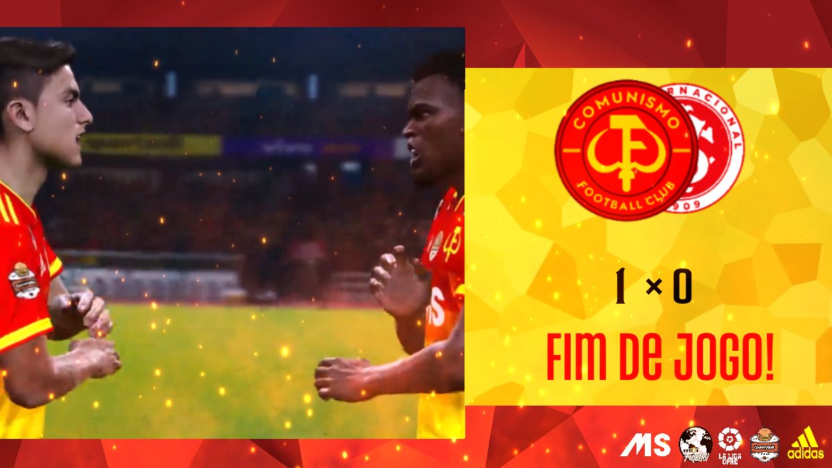 90+2' | 2° | 1 × 0 - Fim de jogo! O Comunismo FC vence o Internacional por 1 a 0 e comemora sua primeira partida e vitória no Brasileirão Série A! Vamos pelo título! 

⚽️@Flavinnkkkk 

#VamosComunismo #CFC