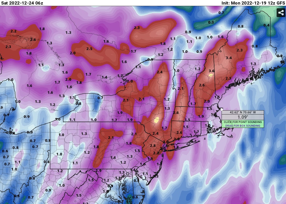 CapeAnnWeather's tweet photo. ‼️ Sou'easter ‼️
💨 Big SE winds Friday.
🌊 Coastal flooding possible Rockport to M-Head on astronomical HT's .
🌡️ Big chill to follow for Christmas weekend & beyond.
#Gloucester #RockportMA #EssexMA #ManchesterBTS
* Complete #CapeAnnWx on FB https://t.co/KvHHaoxcNn
