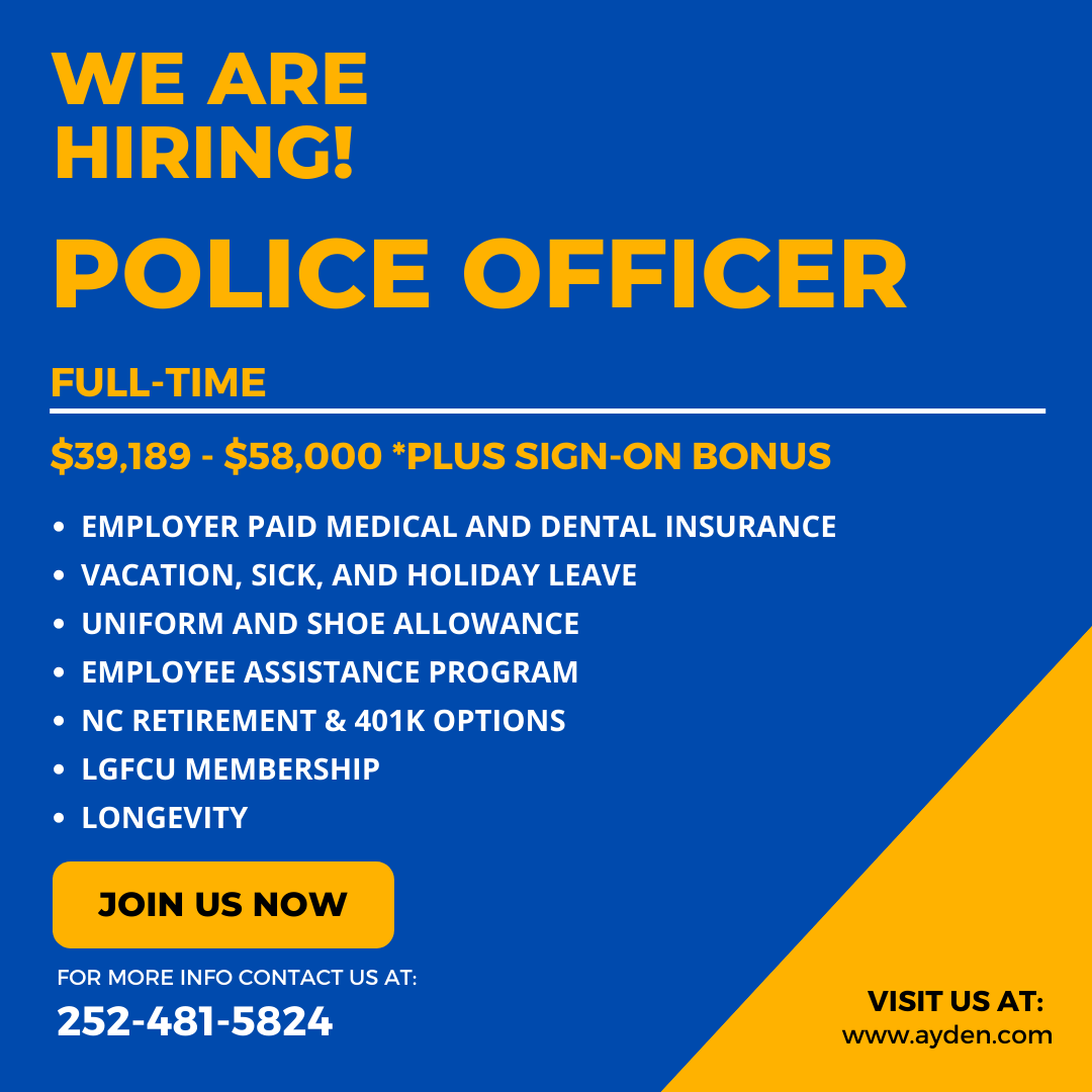 We're hiring and we need YOU!  More info, application, and full JD at ayden.com