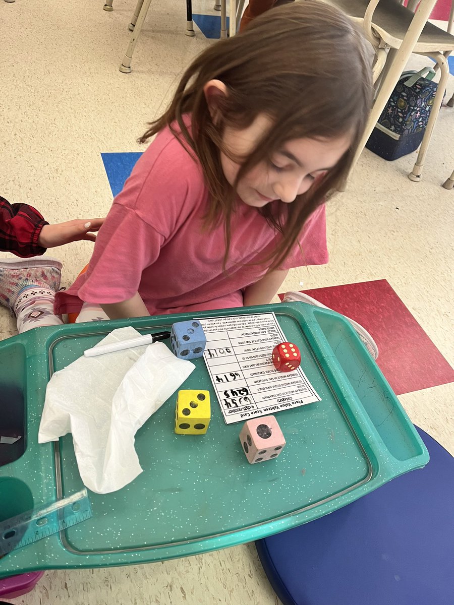 AngelaWideman3's tweet photo. Consolidating place value concepts today with a little Yahtzee!#MathRules @JohnstoneSchool https://t.co/HOwlRyarRY