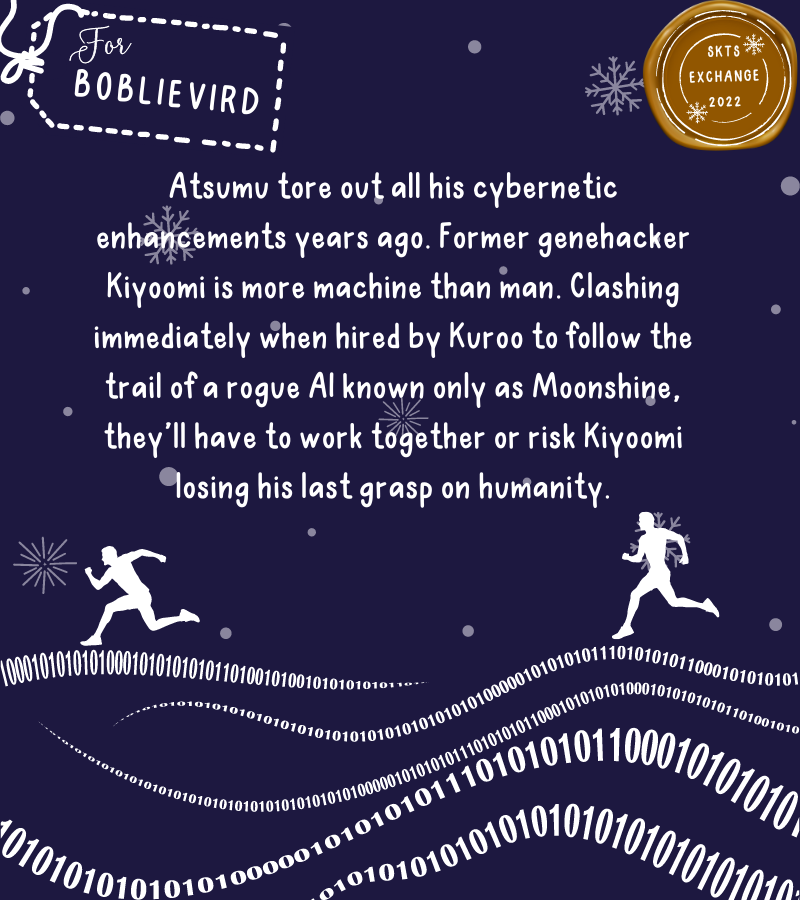 skts_exchange's tweet photo. A holiday gift for @kuroscurro ✨

Mirror, Mirror, Mimicry
M • 20k • enemies to lovers, scifi, AI gone wild
https://t.co/rF9EMraDvD https://t.co/57s5PDiuGF