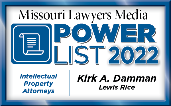 <a href="/kirkdmn/">Kirk Damman</a> Named to Missouri’s POWER List in Intellectual Property Law by <a href="/MoLawyersMedia/">Missouri Lawyers Media</a>  bit.ly/3V8ZPCe