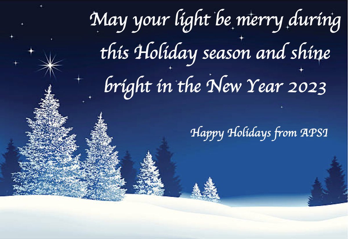 apsi_ec's tweet photo. Happy Holidays from APSI!
🌟🌟🌟🌟🌟🌟🌟🌟
See you in 2023 with more #PreventionNuggets, #PreventionHighligths and #PreventionTalks!
🌟🌟🌟🌟🌟🌟🌟🌟 https://t.co/fFZ5ZSapim