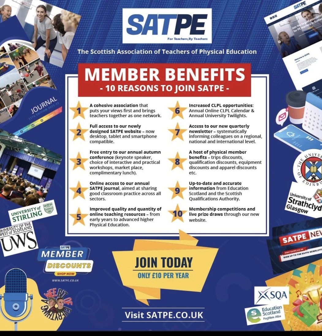 SATPE CHRISTMAS COMPETITION 🎄

RT &amp; (LIKE) ❤️ to Enter Prize Draw for £200 <a href="/DecathlonUK/">Decathlon UK</a> (Deadline &amp; Winner on 23rd Dec)

SATPE recommends <a href="/DecathlonUK/">Decathlon UK</a> 

BECOME A MEMBER TODAY <a href="/SATPE1/">SATPE</a> for £10 Annually! 

satpe.co.uk/join-satpe/

WHY JOIN SATPE? 
⬇️⬇️⬇️⬇️⬇️⬇️⬇️