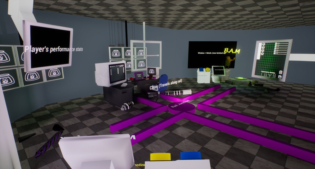 JawbyteGames's tweet photo. We're planning a lab renovation, maybe we will finish in time to hang up some Christmas decoration too. #whitebox #greybox #IndieGameDev #LAUNCHTEST #GAMEDEV https://t.co/FSIBa3fls6