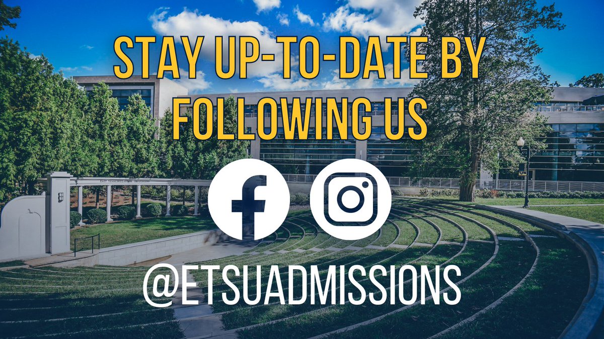 Want to stay updated on the newest ETSU Admissions news? Check out our other pages!
