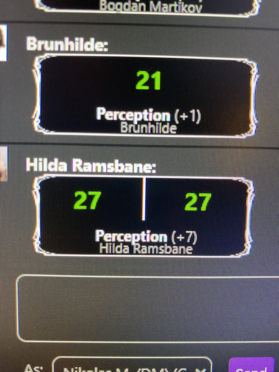 I think mu players saw the hidden vampire. #DnD #Strahd