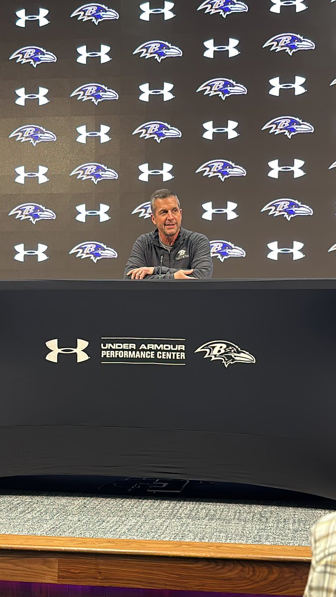 Cordell Woodland on Twitter: "John Harbaugh said he’s going to let the
