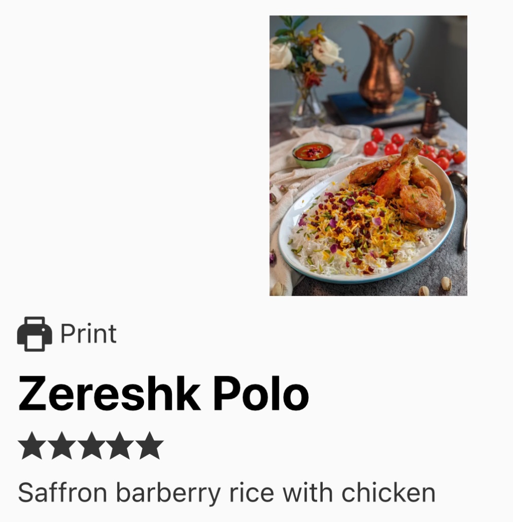 PrimodialNuT's tweet photo. In honor of the women in Iran fighting for freedom 🇮🇷 

I made their national dish for the first time yesterday: Zereshk Polo 😋

It turned it soo well 😍 🤤 

#WomenLifeFreedom #IranianWomen https://t.co/lYESryDJHm