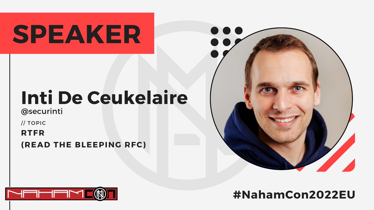 Just released <a href="/securinti/">Inti De Ceukelaire</a> "RTFR (Read The Bleeping RFC)" from #NahamConEU2022! These attack vectors are incredible creative and worth implementing them in your day to day testing! 

youtu.be/4ZsTKvfP1g0