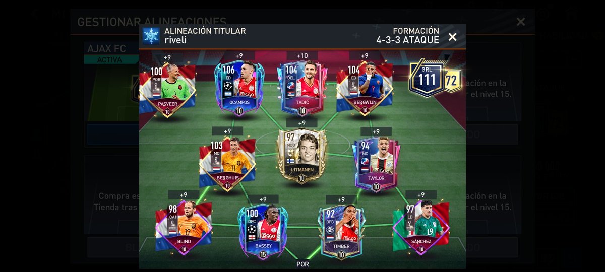 serenazzzgo7's tweet photo. Full Ajax 111GRL 🤩 
Solo falta Cruyff 101 
@tutiofifa @geanfifgames9 @Debas88cgYT https://t.co/wa8pngSFAe