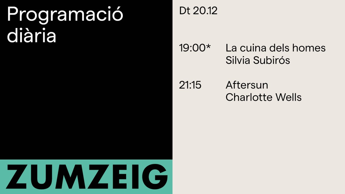 Zumzeig Cinecooperativa tweet media