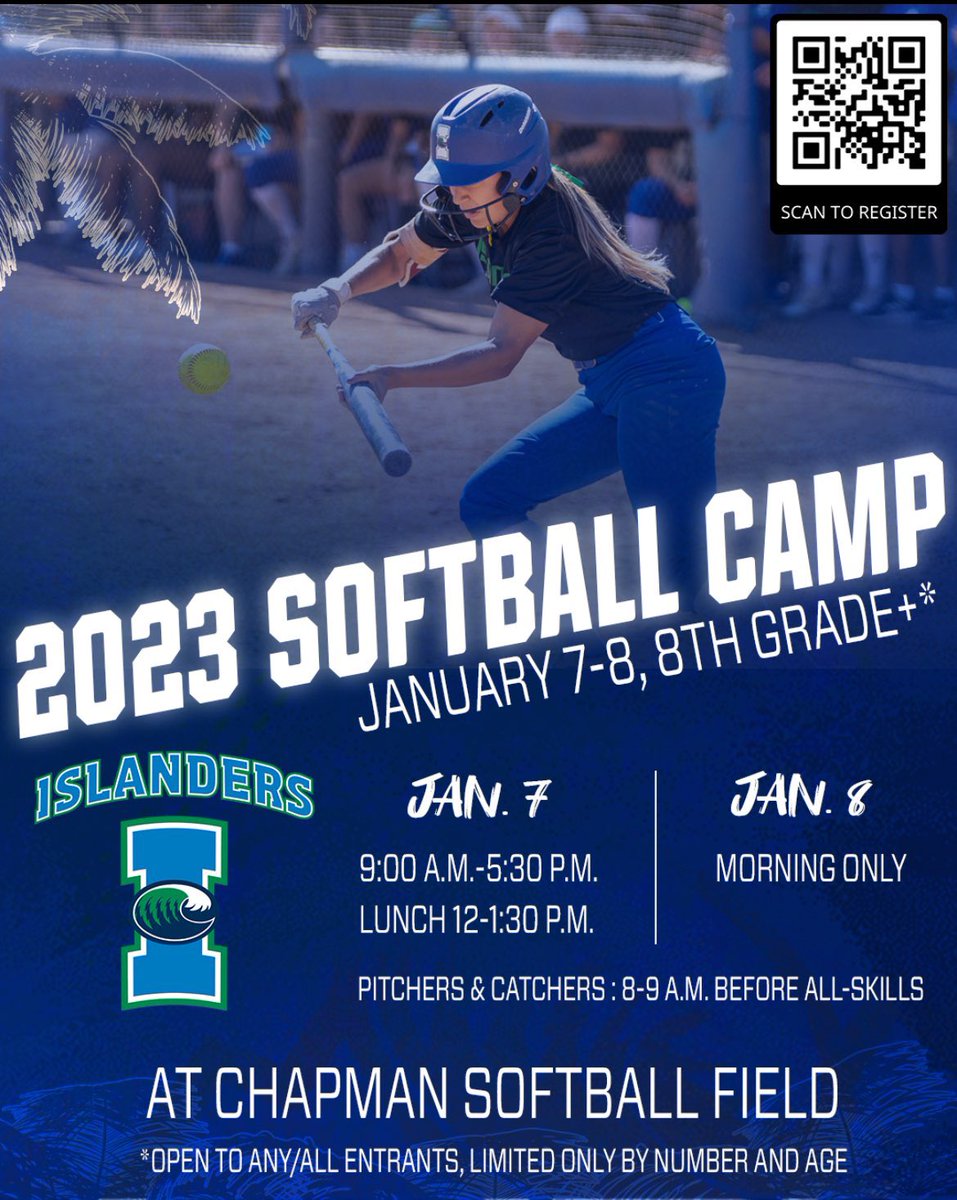 Come start the new year with us Camping on the island!! Use QR code to register!

#shakasup🤙  #shakatheworld🤙🥎 #islandcamping🥎