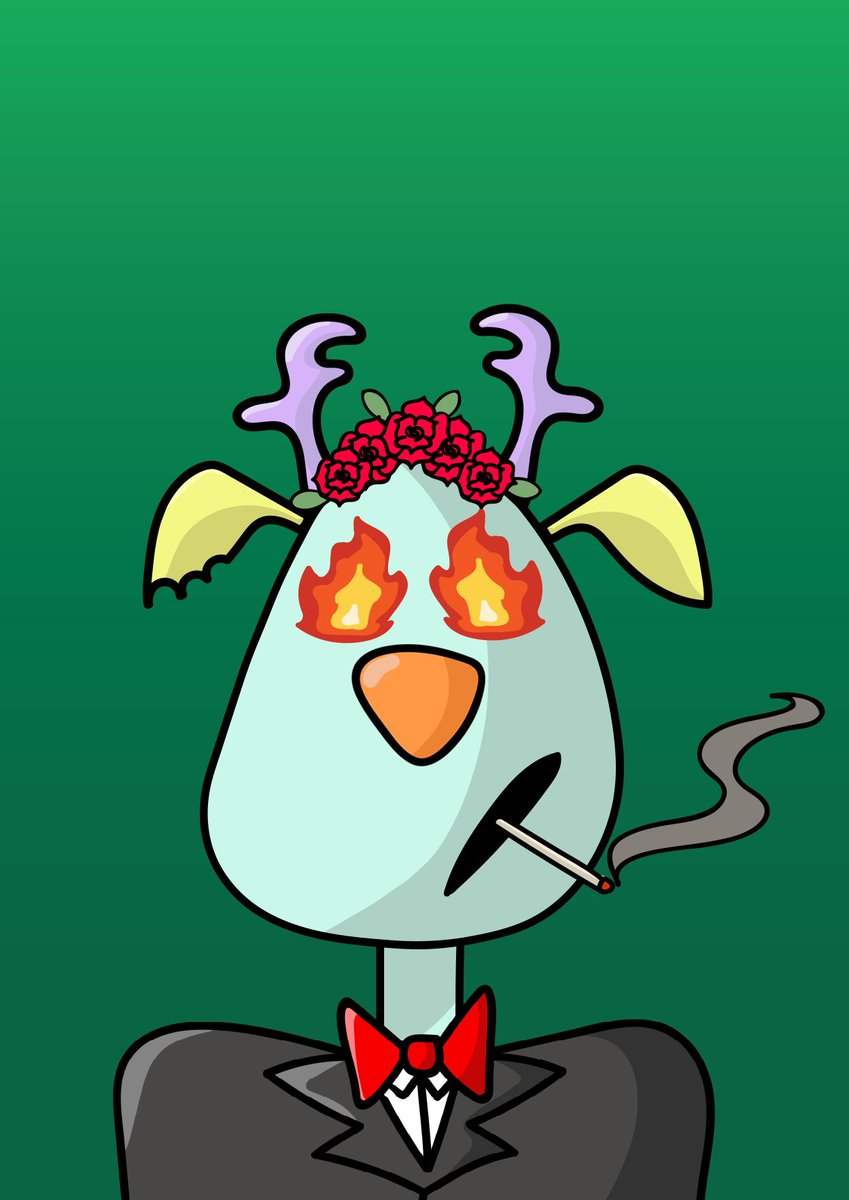 reindeerzzzzz's tweet photo. Is this the perfect piece for any smoking enthusiast?
Just kidding this fellow looks like a real gangsta. 🔫🔫
#NFT  #NFTCommmunity #NFTs #NFTCollections #Reindeerverse #NFTartists #digitalart https://t.co/n0lBNGpaXH